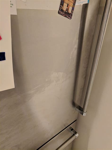 stainless steel cabinet wearing off|ruined stainless steel fridge reddit.